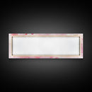 Pink Lipstick Art Canvas Print, Light Pink Wall Art, Feminine Abstract Painting, Modern Home Decor Piece for Bedroom or Bathroom