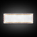 Whimsical Macarons Pink Wall Art Framed Canvas Print Extra Wide Horizontal Dessert Painting Food Review Kitchen Art