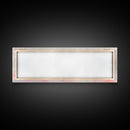 Bridal Veil Light Pink Wall Art Framed Canvas Print Horizontal Wedding Rustic Decor Extra Wide Artwork Bedroom Art
