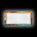 Rustic Barn, sunset painting, farmhouse art, rustic wall art, panoramic painting, framed canvas print, southwest wall art