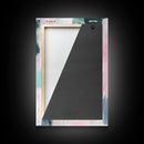 Abstract Art, Light Pink Wall Art, Pink Abstract Art, Minimalist Art, Modern Art Print, Canvas Print, Extra Wide Art, Boho Art