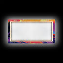 Lakeside Sunset, Vibrant Landscape Art, Warm Color Nature Scene, Bold Scenic Print, Framed Canvas Print, Living Room Wall Art