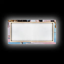 Lake House, Nature Reflection, Peaceful Retreat, Summer Serenity, Framed Canvas Print, Living Room Wall Art, Rustic Home Decor, Pastel