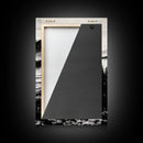 Misty Mountain, Black White Wall Art, Landscape Painting, Nature Artwork, Modern Home Decor, Minimalist Art, Framed Canvas Print