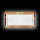 Desert Hills, Color Layers, Sunset Sky, Canvas Print, Boho Abstract Wall Art, Eclectic Bedroom Print, Vibrant Hallway Decor