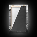 Woven Rug Beach, Bohemian Escape, Textile Texture, Black and White Canvas Print, Boho Bedroom or Yoga Studio Wall Decor