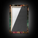 Ghostly Witch With Red Apple, Framed Canvas Print, Wall Art, Spooky Decor, Halloween Decoration, Living Room Art, Unique Gift