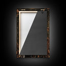 Gothic Witch with Elegant Dog, Framed Canvas Print, Dark Witch Art, Victorian Witch, Halloween Witch Decor, Gothic Home Decor