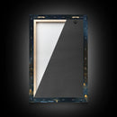 Hooded Figure in Library Halloween Art, Spooky Study, Haunted Library, Creepy Room, Gothic Reading, Framed Canvas Print