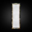 Framed Canvas Print Skinny Art of a Serene Waterfall Cascading into a Tranquil Pool in a Lush Forest Landscape, Perfect Tall Art for Nature Lovers