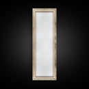 Fiery Kitsune Spirit Skinny Art Tall Art Japanese Ukiyo-e Inspired Mythical Creature Framed Canvas Print