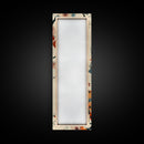 Skinny Art of Persimmon Branch with Delicate White Flowers – Japanese-Inspired Framed Canvas Print