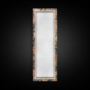 Abstract Rainbow and Waterfall Framed Canvas Print - Tall Skinny Japanese Style Wall Art