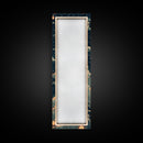 Moonlit Night With Japanese Lanterns Art On Framed Canvas Print In Ukiyo-e Style Tall Skinny Ethereal Wood Block Wall Decor