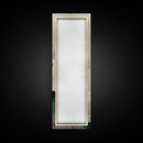 Bonsai Tree Mountain Red Sun Japanese Tall Wall Art Skinny Framed Canvas Print Ukiyo-e Style