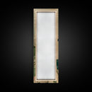 Majestic Hawk Perched Among Verdant Foliage Ukiyo-e Tall Skinny Wood Block Framed Canvas Print Japanese Style Art