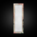 Serene Weeping Cherry Tree with Gentle Reflections in Water - Skinny Art, Japanese Wall Decor, Framed Canvas Print, Ukiyo-e Style