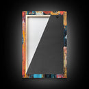 Abstract Pipe Art, graffiti wall art, Moroccan wall art, bold color print, geometric wall art, framed canvas print, modern decor, contemporary art