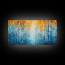 Abstract Wall Art, Forest Wall Decor, Forest Painting, Wall Art, Canvas Print, Wall Hanging, Landscape Art, Farmhouse Wall Decor, Cozy Gift