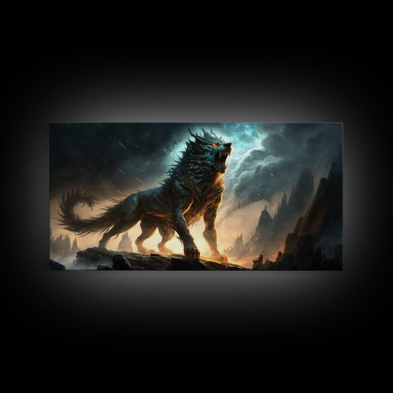 Fenrir, Fenrisúlfr, Norse Mythology, Hróðvitnir, Vánagandr, Vanargand,