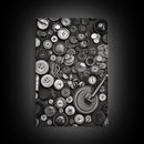 Buttons Wall Decor, Sewing Room, Craft Room, Black And White, Minimalist Print, Wall Decor, Canvas Print, Wall Art, Framed Canvas