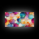 Vibrant Abstract Wall Art, Colorful Print, Panoramic Art, Wall Art, Canvas Art, Landscape Art, Home Decor Prints, Wall Hanging, Gift Ideas