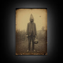 Horror Home Decor, Spooky Halloween, Creepy Wall Art, Dark Fantasy, Canvas Print, Wall Art, Vertical Print, Home Decor, Wall Decor