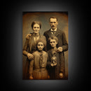 Horror Art Print, Creepy Wall Art, Horror Decor, Skeleton Wall Art, Dark Art, Canvas Print, Wall Art, Vertical Print, Home Decor, Wall Decor