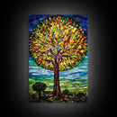 Abstract Art, Tree Wall Art, Nature Print, Canvas Print, Wall Hanging, Portrait Art, New Homeowner Gift, Above Bed Art, Entryway Prints