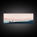 The Three Wise Men Framed Canvas Print, Nativity Painting Christmas Decor, Ready To Hang, North Star Painting, Christian Art
