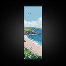 Framed Canvas Print Irish Coastal Art Above Bed Art Nautical Wall Art Ireland Painting Coastal Landscape Ocean Lover's Nautical Decor