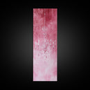 Crystal Chandelier Framed Canvas Print in Pink Abstract Art Perfect Above Sofa or Guest Room Art with Rustic and Glam Style