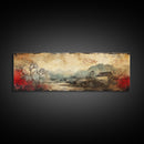 Chinoiserie Framed Canvas Print Japanese Minimalist Art Zen Wall Art Botanical Prints Nature Inspired Bedroom Artwork Decor