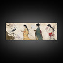 Cherry Blossom Canvas Print Chinoiserie Wall Art Japanese Minimalist Art Botanical Prints Rustic Artwork Guest Room Decor