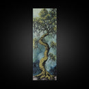 Oak Tree Art, Canvas Print, moody art, botanical prints, farmhouse art, vertical wall art, rustic art, extra wide art, above bed wall art