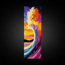 Giant Wave, Ocean Art, Framed Canvas Print, Surf Wall Art, Nautical Decor, Beach House Painting, Coastal Wall Art, Sea Lovers Gift