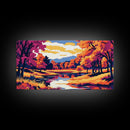 Autumn Forest, Fall Landscape, Nature Wall Art, Framed Canvas Print, Cozy Home Decor, Living Room Artwork, Rustic Lodge Wall Art