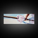 Coastal Serenity, Beach House Decor, Minimalist Ocean Art, Tranquil Seascape, Framed Canvas Print, Nautical Wall Art, Living Room Art