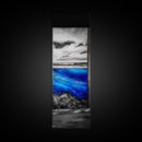 Ocean View, Blue Wave Art, Coastal Decor, Nautical Wall Art, Modern Abstract, Beach House Decor, Framed Canvas Print