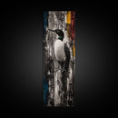 Loon on a Post, Nature Wildlife Art, Rustic Lake House Decor, Canvas Print, Black and White Bird Art, Minimalist Nature Wall Decor