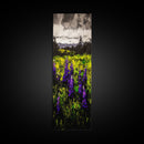 Purple Wildflowers, Impressionist Landscape, Vibrant Nature Art, Country Home Decor, Framed Canvas Print, Bedroom Wall Art, Floral Artwork
