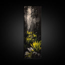 Forest, Ferns, Nature, Canvas Print, Dark Green Wall Art, Botanical Decor, Woodland Artwork, Tranquil Nature Scene, Earthy Home Accent