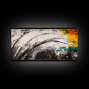 Abstract Waves, Modern Wall Art, Contemporary Painting, Minimalist Art, Framed Canvas Print, Living Room Decor, Unique Artwork