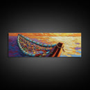 Sunset Hammock, Tranquil Waters, Ocean Relaxation, Framed Canvas Print, tropical bedroom art, chill beach vibe, coastal decor