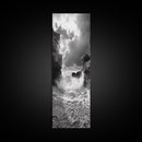 Wave Crash Rocks, Ocean Drama Scene, Moody Beach Photography, Coastal Kitchen Decor, Framed Canvas Print, Nautical Wall Art