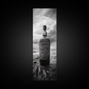 Weathered Bottle Beach, Abandoned Object Art, Coastal Still Life Print, Rustic Nautical Wall Decor, Studio or Bar Area, Canvas Print