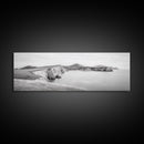 Cliff Coast, Rolling Hills, Seaside Bluffs, Canvas Print, dreamy landscape photography, light neutral living room art, tranquil office decor