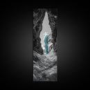 Ice Cave, Blue Glacier, Arctic Escape, Frozen Wonder, Framed Canvas Print, Winter Wall Art, Nature Lover Gift, Bedroom Photography Art