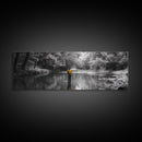 Autumn Fly Fishing, Yellow Jacket River Scene, Framed Canvas Print, Rustic Home Decor, Fisherman Gift, Nature Photography, Cabin Wall Art