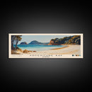 Adventure Bay, Australia Watercolor Beach Print, Vacation Gift, Australia Wall Art, Framed Canvas Print, Framed Beach Painting